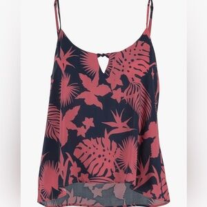 Salt Life Floral Pink and Blue Women's Tank